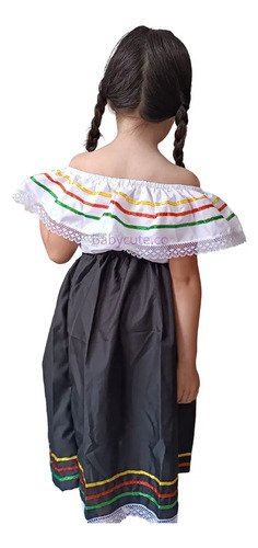 Disfraz Traje Típico Niña Campesina Feria Flores  Excelente Calidad