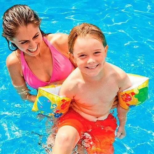 Flotadores Brazo Niños Piscina Animalitos