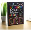 D_705549-MCO40222873875_122019-O.jpg Libreta Artística Cuaderno Rainbow Negro Colores Manualidade