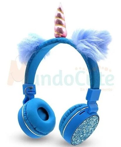 Audífonos Niña Mujer Inalámbricos Bluetooth Unicornio Fm Sd