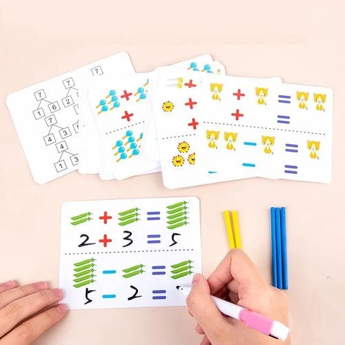 D_707207-MCO53007449194_122022-O.jpg Juego Didáctico Matemático, Escritura Y Lectura Montessori