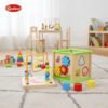 D_707528-MCO91840098970_092025-O.jpg Cubo Multifuncional Madera Montessori Didacticos Juguetes Multicolor