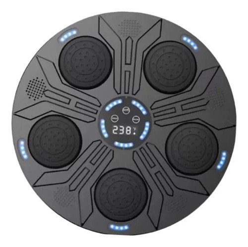 D_708028-MCO80511902980_112024-O.jpg Set Máquina De Boxeo + Guantes | Bluetooth Y Pantalla Negro