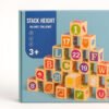 Bloques De Madera Abecedario Didácticos Letras Y Numeros