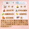 Tarjetas Educativas Aprendizaje Lectura Abecedario Inglés