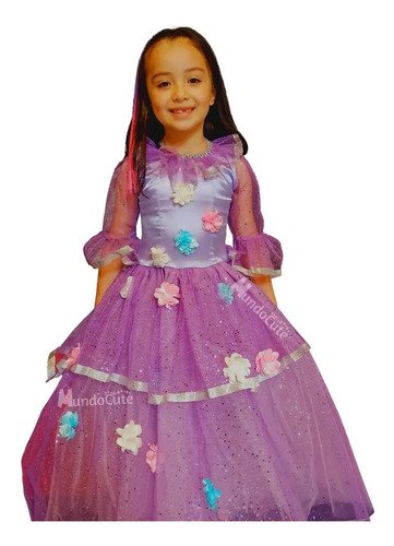D_712869-MCO51530311420_092022-O.jpg Disfraz Isabella Encanto Premium Con Flores Madrigal Disfrac