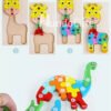 Kit Rompecabezas Didácticos Madera Juguetes Niños 20% Off