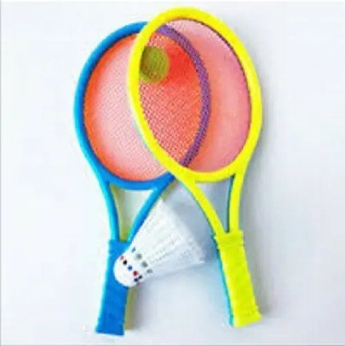 Juego Raquetas Kidooh  Set X2 Pelota Y Chulo Para Niños Azul/verde