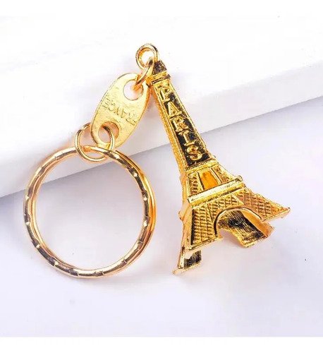 Llaveros Torre Eiffel Docena Metal 12 Unidades