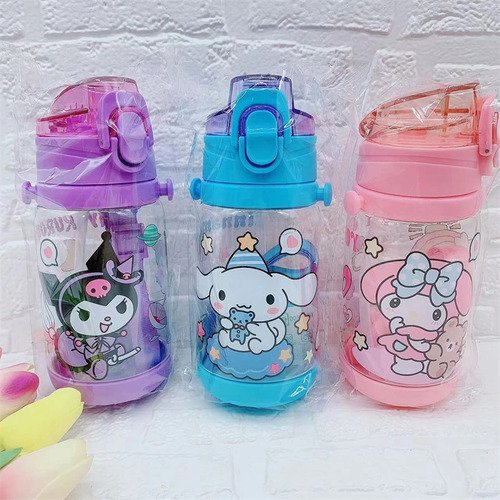 D_714929-MCO82074054993_012025-O.jpg Botilito Botella Agua 400ml Sanrio Melody, Kuromi Cinnamorol