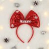 Diadema Navideñas Ho Ho Ho  Balaca Accesorios Navidad! Rojo