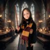 Cosplay Harry Potter Disfraz  Túnica + Gafas + Varita Traje Completo