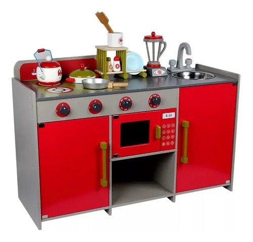 Cocina Europea Madera Juguetes Didácticos Montessori Niños