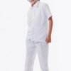 Pantalón En Lino Niños Uniforme Colegio Lino Escolar