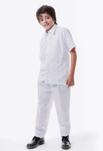Pantalón En Lino Niños Uniforme Colegio Lino Escolar