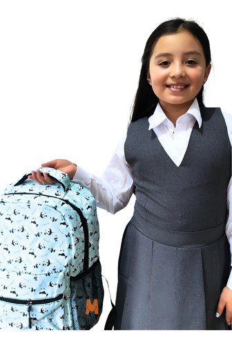 Jardinera Escolar Niña Uniforme Colegio Alta Calidad