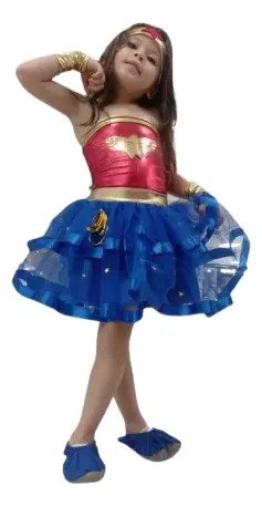 Disfraz Niña Mujer Maravilla Disfraces Wonder Woman Heroina