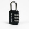 Candado Clave Para Locker Maleta Combinaciones Seguridad Negro