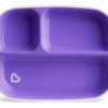 D_721406-MCO75167469027_032024-O.jpg Plato Con División Comida Munchkin Bebé Morado Práctico Violeta Liso