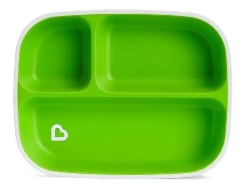 D_722905-MCO51492678423_092022-O.jpg Plato Para Bebe Munchkin Con Divisiones X2 Unidades Verde Verde