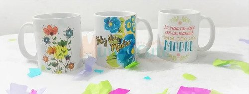 Mug Céramica Feliz Día Mamá Diseños Día De La Madre