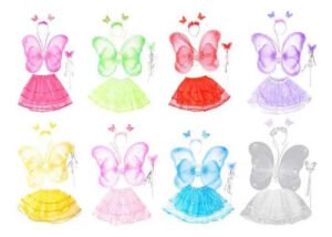 D_723232-MCO78825030194_092024-O.jpg Set Completo Disfraz De Mariposa Para Niñas Varios Unica