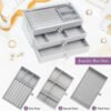 D_723236-MCO83051798148_032025-O.jpg Joyero De 3 Niveles Tapa Transparente Organizador Accesorios Blanco