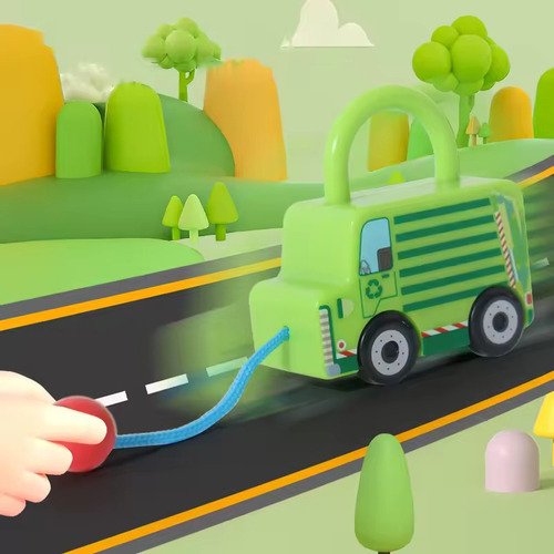 Set Montessori Juego De 6 Candados De Carro Con Llaves