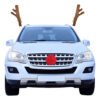 Decoración De Reno Y Nariz Para Carro Navidad Navideño! Rojo