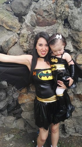 Disfraz Batichica Niña Batman Excelente Calidad Disfraces
