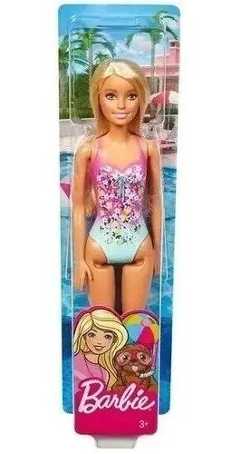 Muñeca Barbie Traje Baño Siempre Vestida Vestido Una Pieza