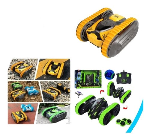 Carro Control Remoto Llantas Tanque Cambio Traccion 360g