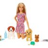 Muñeca Barbie Guardería Perros Cuida Cachorros Petfrienly