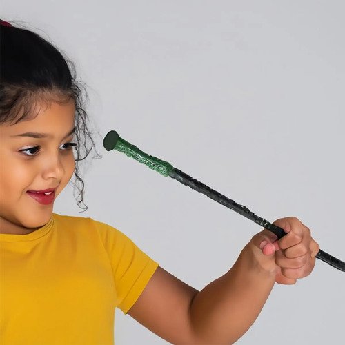 D_730536-MCO93576708994_102025-O.jpg Varita Harry Potter Vara Mágica Accesorio Disfraz Mágico Negro