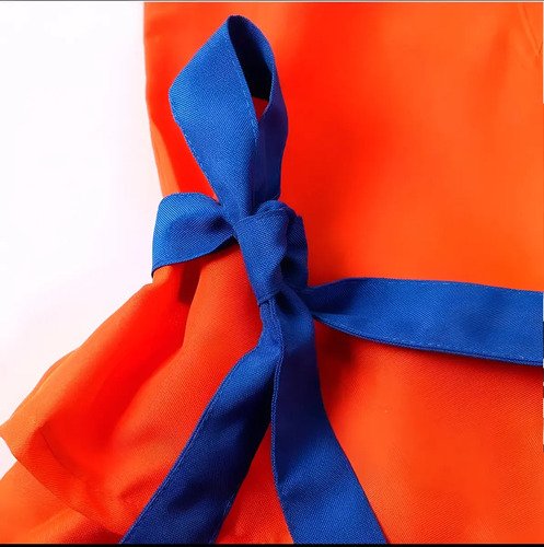 Disfraz Goku Para Niño Disfraces Dragon Ball Super Saiyajin Legendario! Naranja Y Azul Oscuro Altura De 130 A 145 Cm