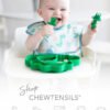 Set Cubiertos Verdes Bebés Cuchara Tenedor Pequeños