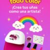 D_731818-MCO96034001071_102025-O.jpg Set De Uñas Para Niñas Con Secador, Esmalte Realistas