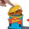 Pista Tienda Hamburguesas Hotwheels  City Burguer Azul
