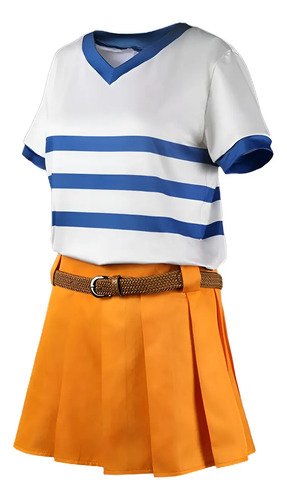 D_732130-MCO92826130099_092025-O.jpg Disfraz Nami One Piece Cosplay Niña - ¡aventura Pirata En Alta Calidad!
