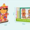 Juguete Montessori Vestir Enhebrar Original Niño Niña Roles