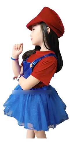 Disfraz Luigi O Mario Niña Disfraces Mario Bros Traje Niñas