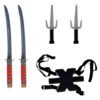 Kit Ninja Espadas De Juguete - Perfectas Para Aventuras Varios