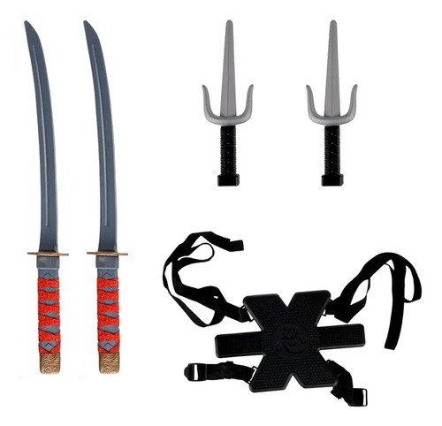 Kit Ninja Espadas De Juguete - Perfectas Para Aventuras Varios