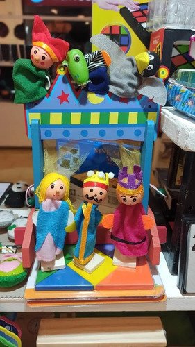 Set De Títeres Teatrino - Juguetes Didácticos Montessori