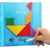 Tangram Magnético Madera Juguetes Didácticos Montessori