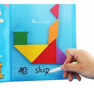 Tangram Magnético Madera Juguetes Didácticos Montessori