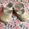 Zapatos Suaves Niña Beige Dorado Bebé Meses Babycute