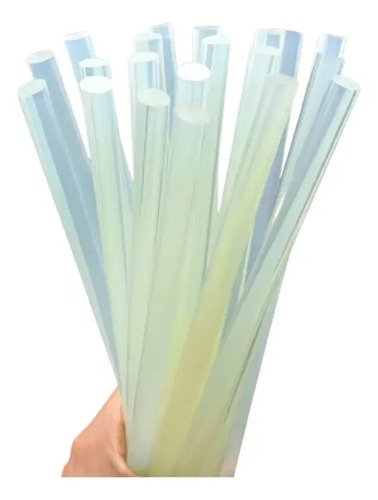 D_735057-MCO81791744416_012025-O.jpg 12 Barras De Silicona Gruesa | Alta Calidad Y Resistencia Blanco