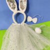 Disfraz Coneja Niña Traje Conejita Orejas Tutu