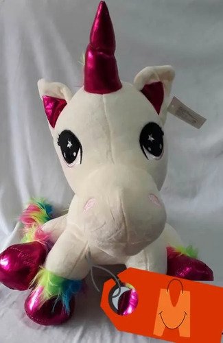 D_736133-MCO27825601226_072018-O.jpg Hermoso Peluche De Unicornio Azul 50 Cm Mundocute